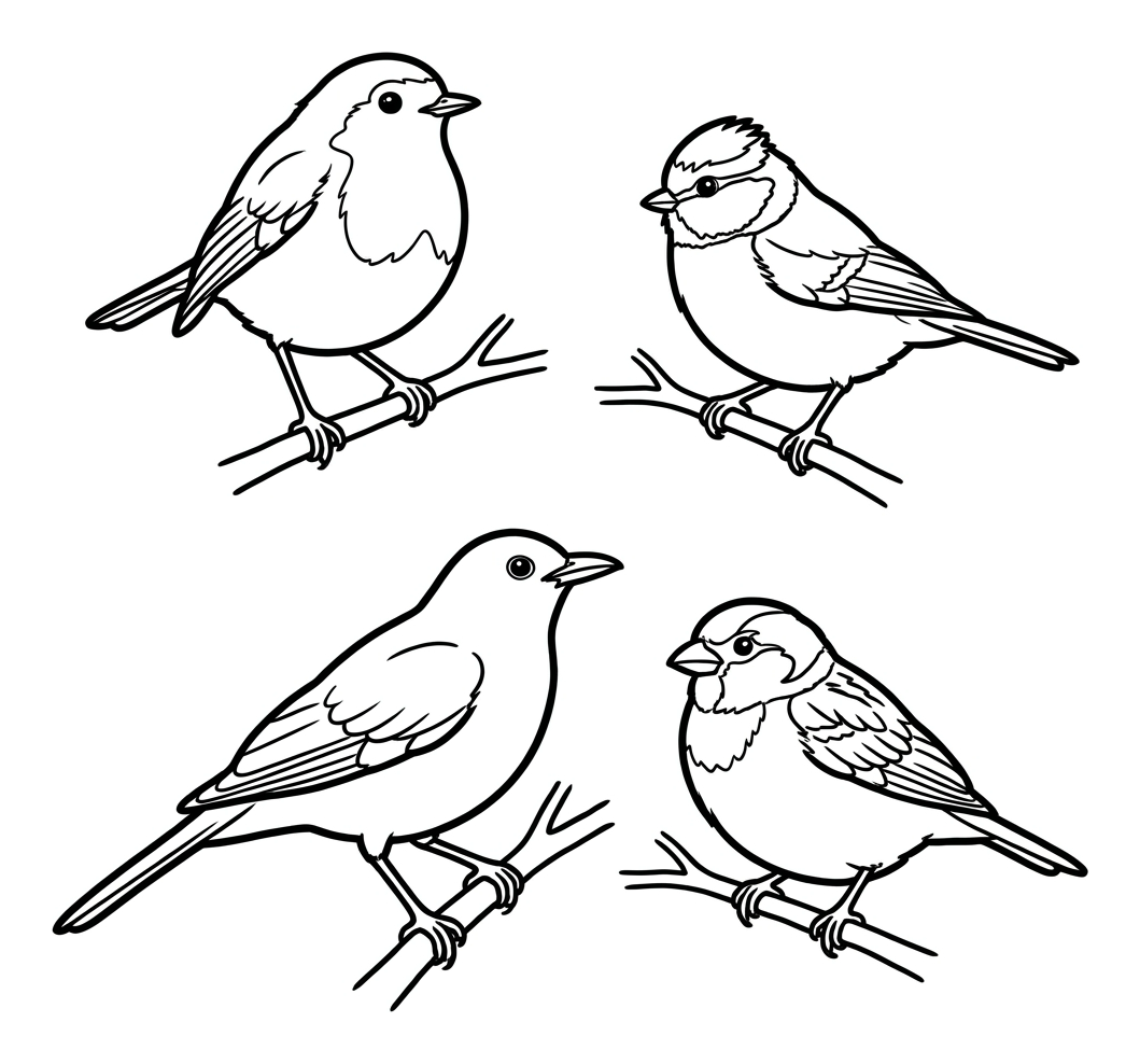 British Garden Birds Spotting Sheet