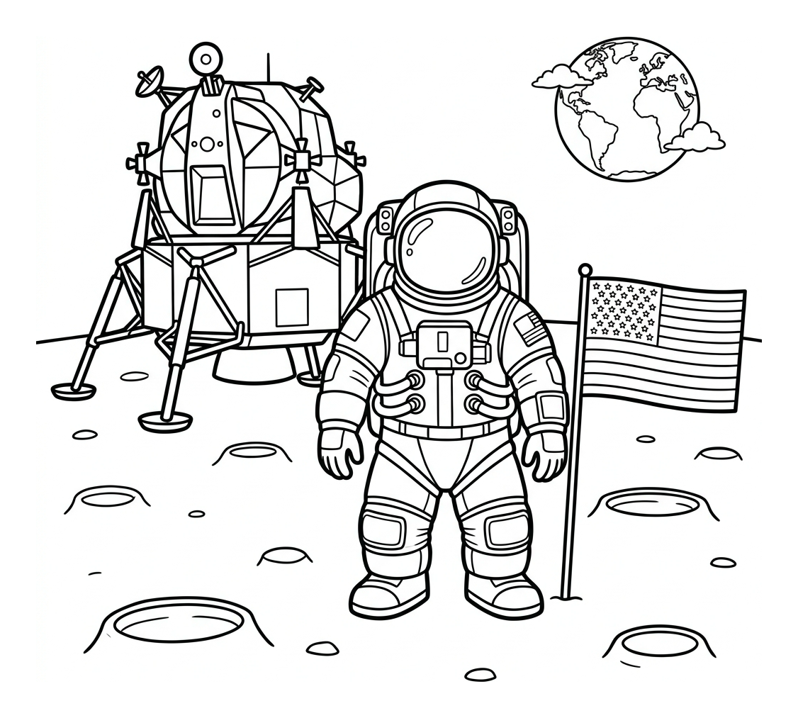 The First Moon Landing