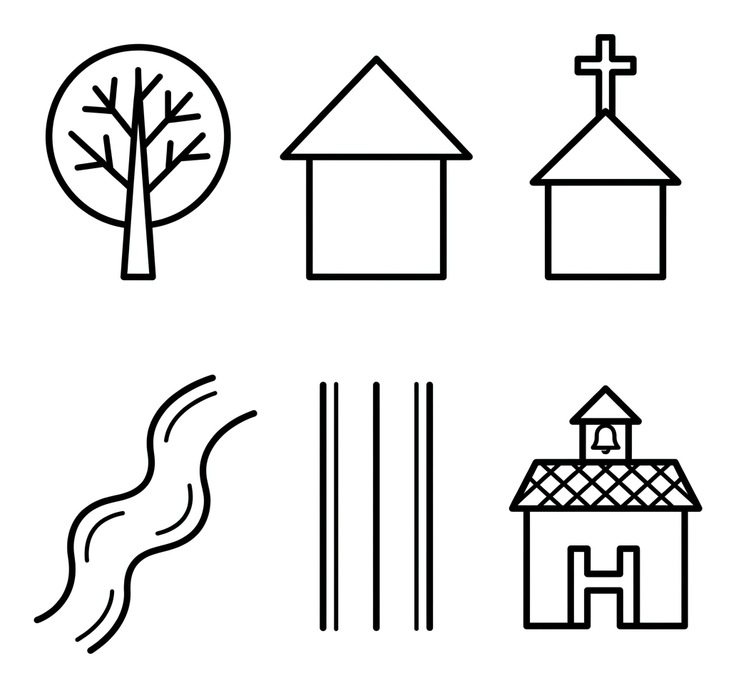 Map Symbols and a Key