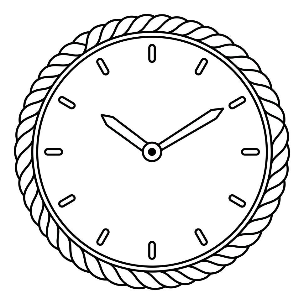 Roman Numerals Clock to XII