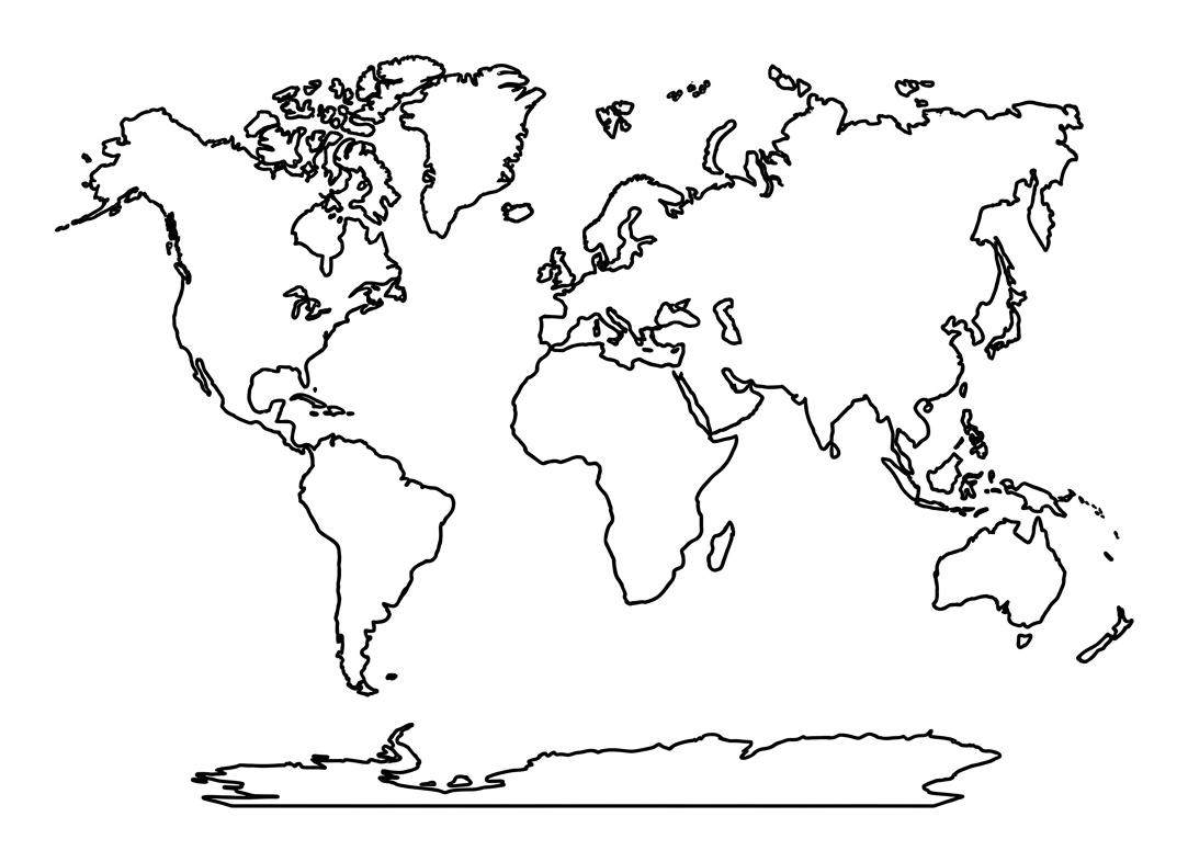 The 7 Continents Map