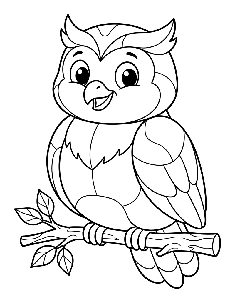 Owl Times Tables Colour-by-Number