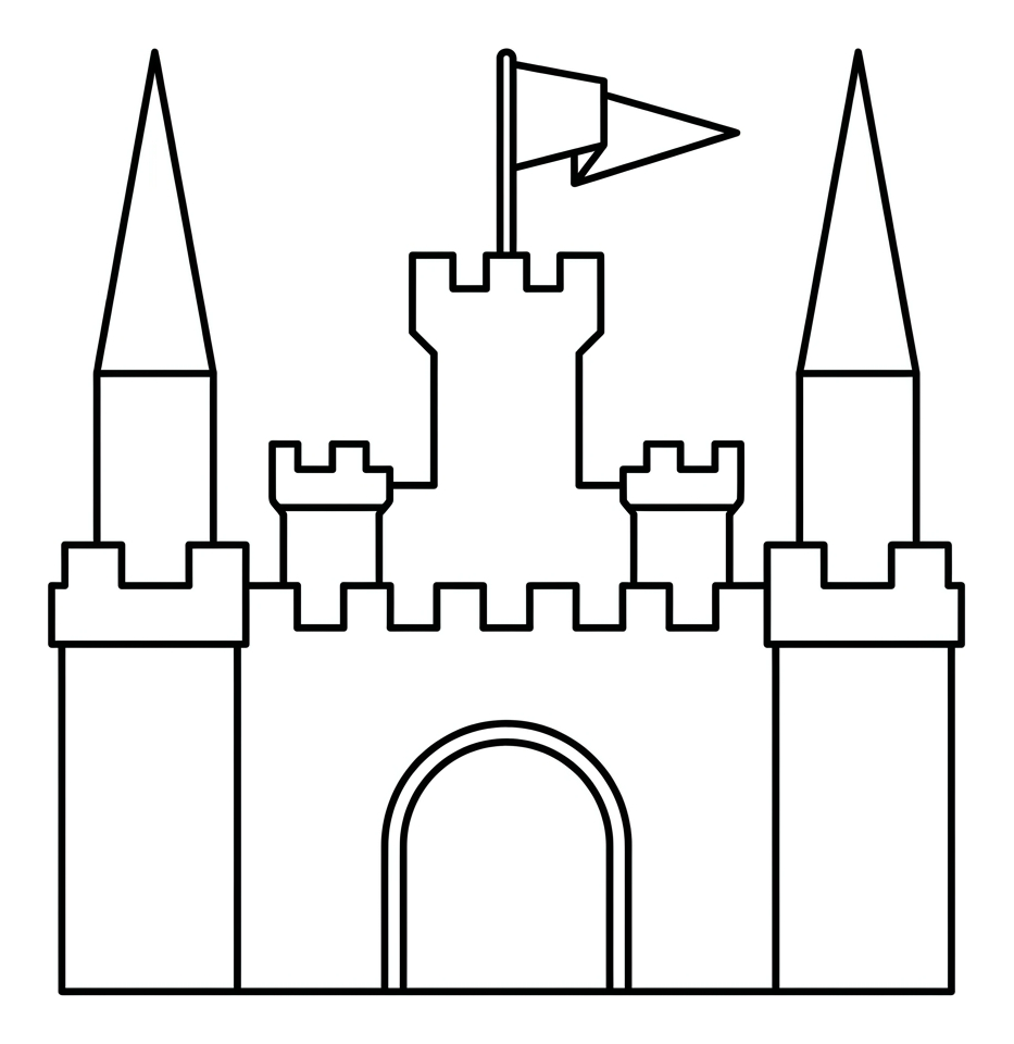 Acute, Right and Obtuse Angles Castle